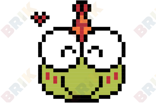 Keroppi Pixel Art