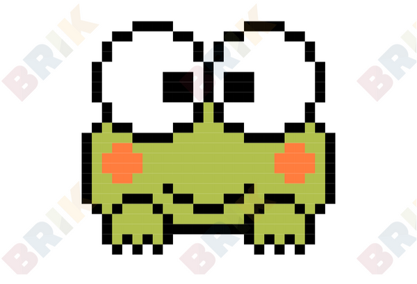 Keroppi Pixel Art
