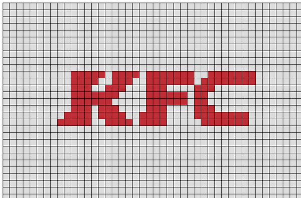 KFC Pixel Art