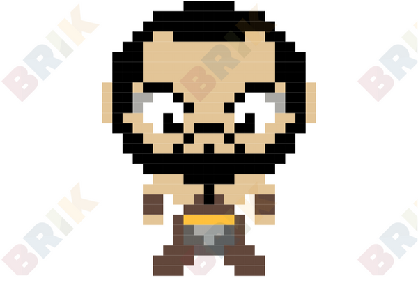 Khal Drogo Pixel Art
