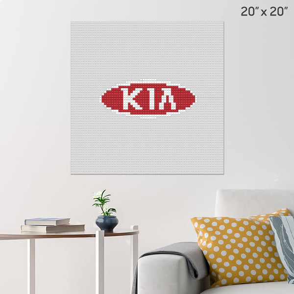 Kia Motors Brick Poster