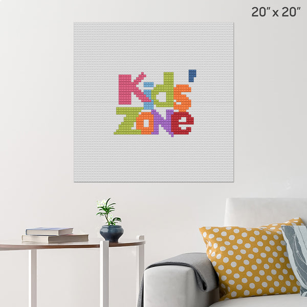 Kids Zone Brick Poster