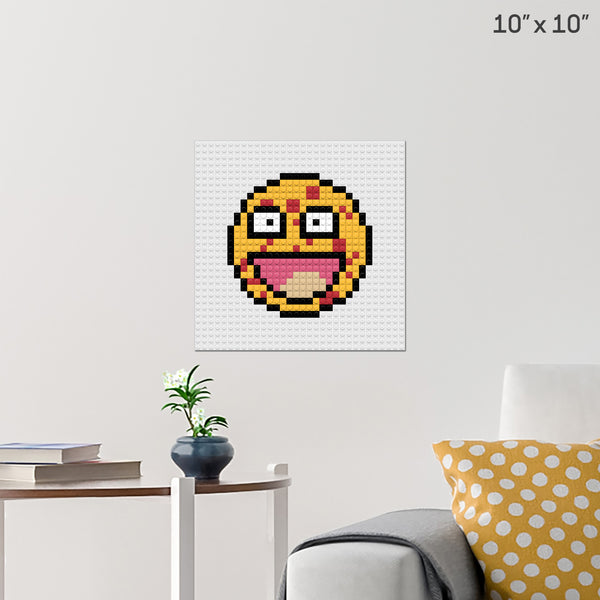 Killer Emoji Brick Poster