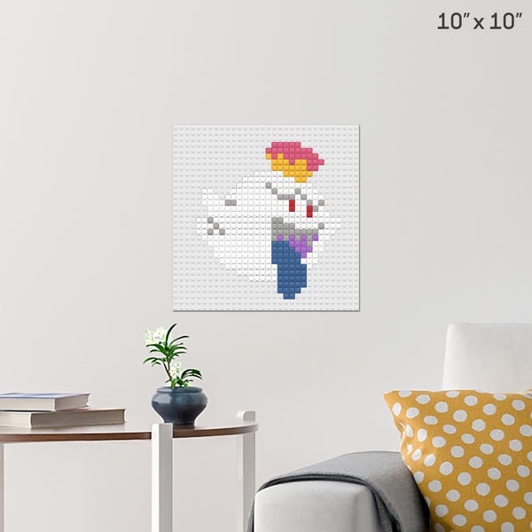 King Boo Brick Poster