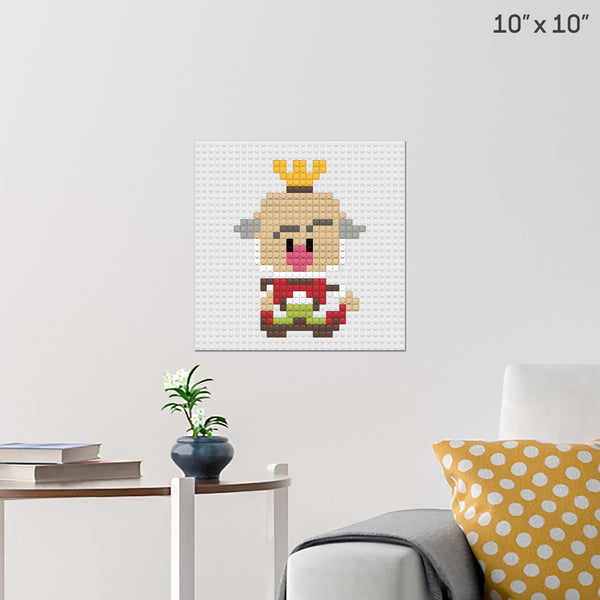 King Candy Brick Poster