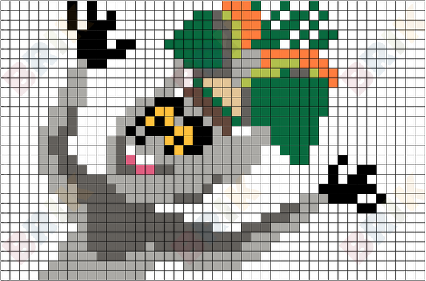 King Julien XIII Pixel Art