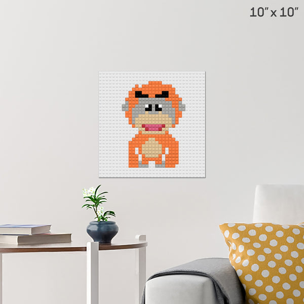 King Louie Brick Poster