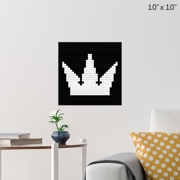 Kingdom Hearts icon from Super Smash Bros Brick Poster