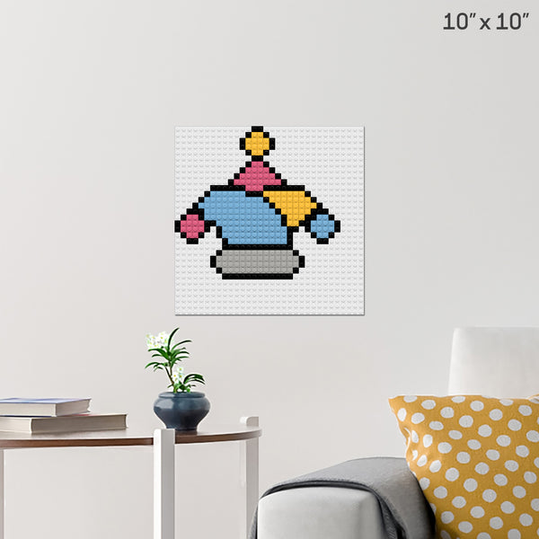 King's Jester Brick Poster