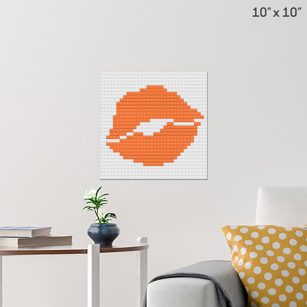 Kiss A Ginger Day Brick Poster