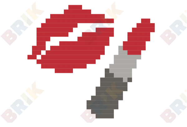 Kiss Pixel Art