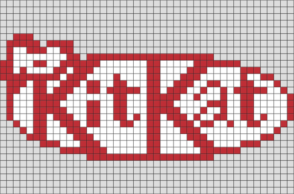 KitKat Pixel Art