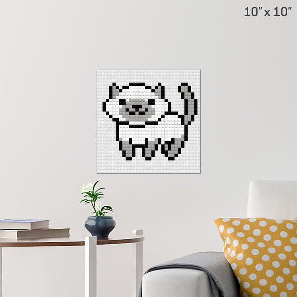 Kitty Collector Brick Poster