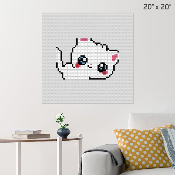 Kitty Brick Poster