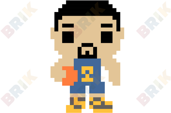 Klay Thompson Pixel Art