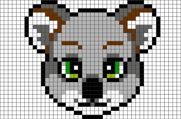 Koala Bear Pixel Art