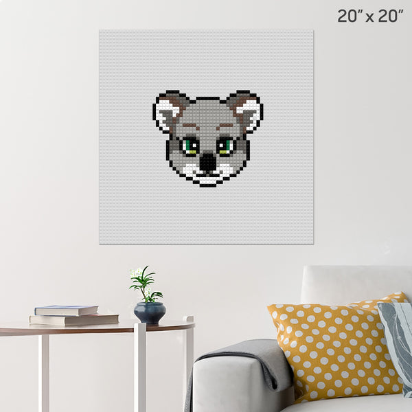 Koala Bear Brick Poster