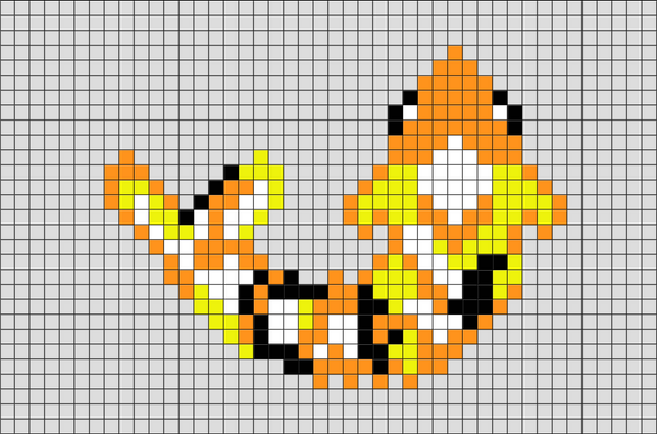 Koi Fish Pixel Art