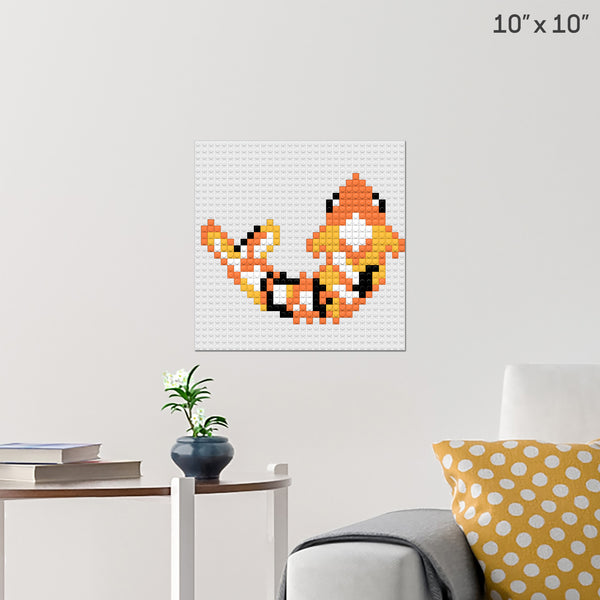 Koi Fish Brick Poster