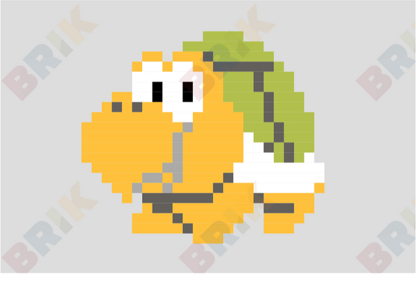 Koopa Troopa Pixel Art