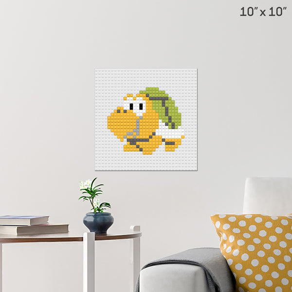 Koopa Troopa Brick Poster