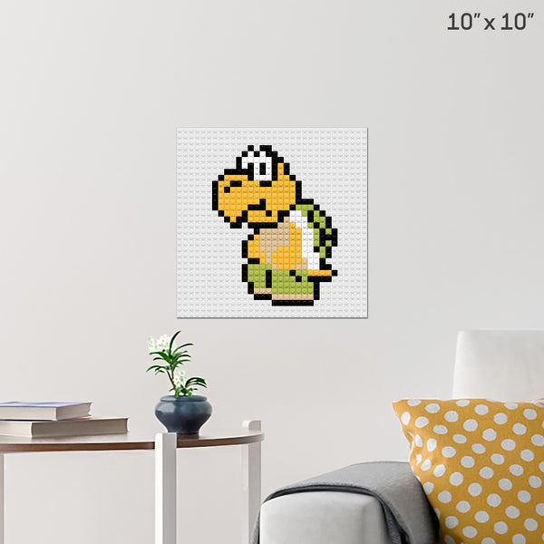 Koopa Troopa Brick Poster