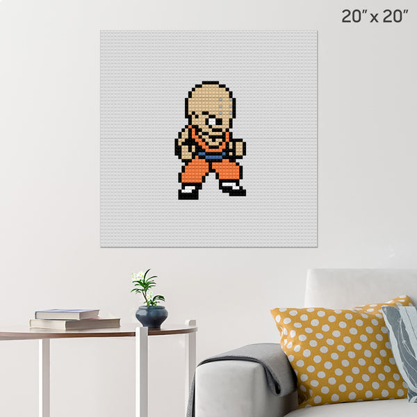 Krillin Brick Poster