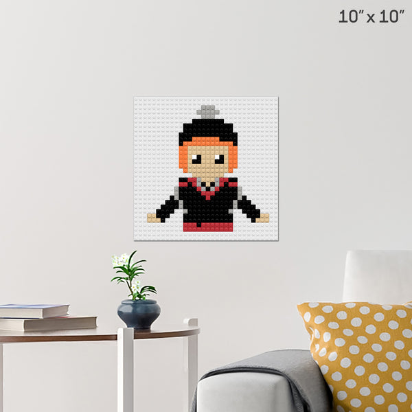 Kristoff Frozen Brick Poster