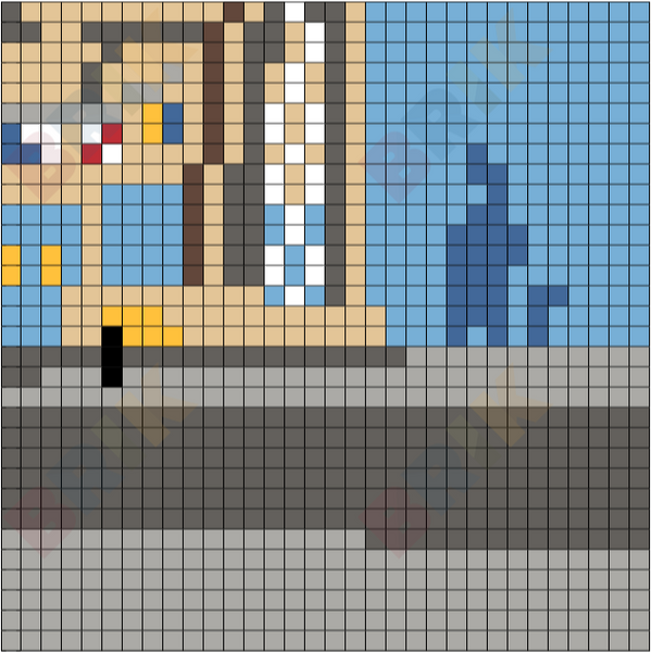 Krusty Krab 4 Pixel Art