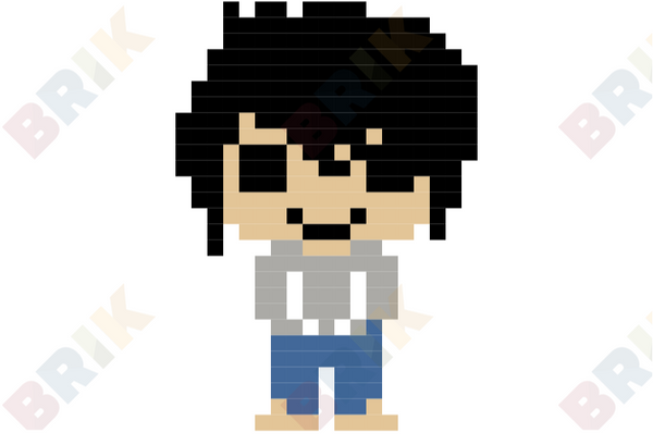 L Pixel Art