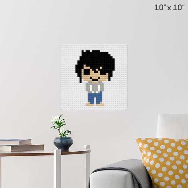 L Brick Poster