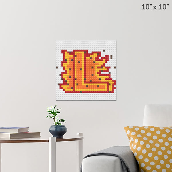 L Brick Poster