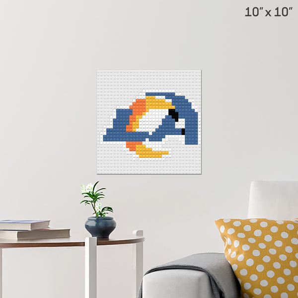 la rams Brick Poster