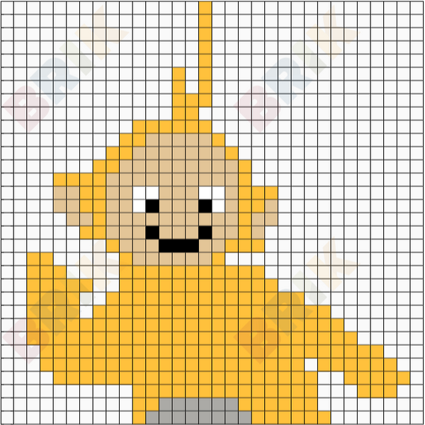 Laa Laa Pixel Art