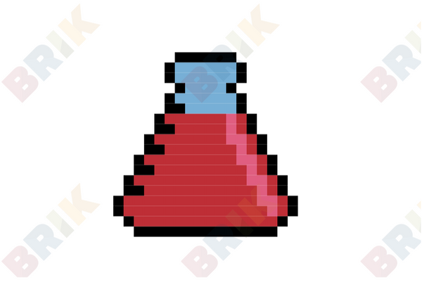 Laboratory Flask Pixel Art