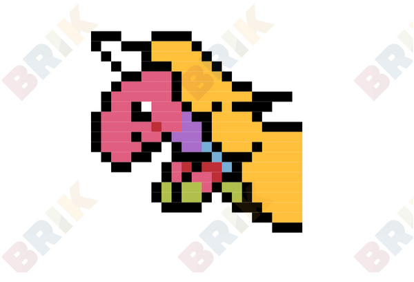 Lady Rainicorn Pixel Art