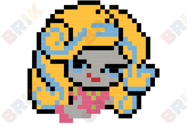 Lagoona Blue Pixel Art