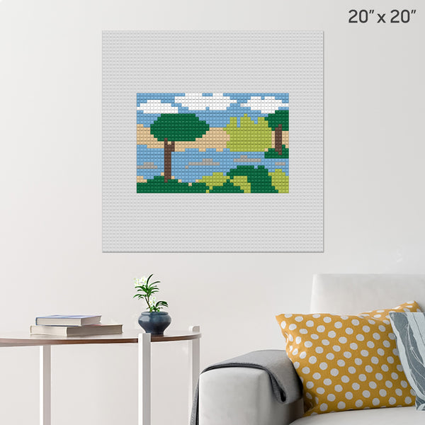 Lake Brick Poster