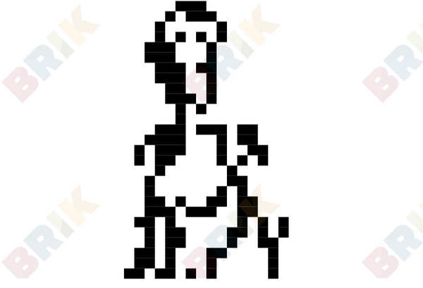 Lara Croft Pixel Art