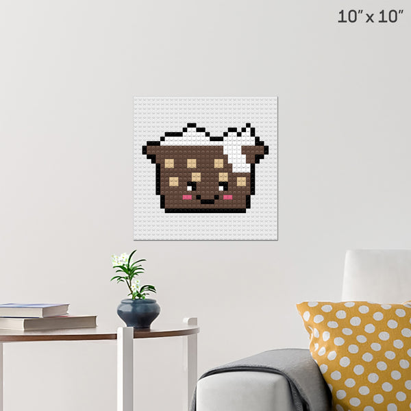 Laundry Basket Brick Poster