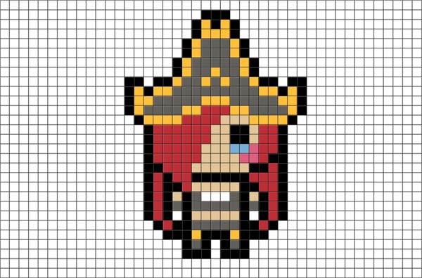 League of Legends Miss Fortune Pixel Art