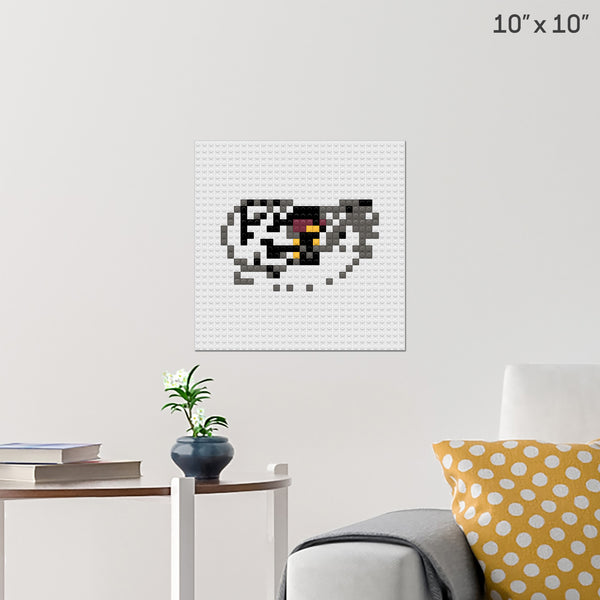 lebron james Brick Poster