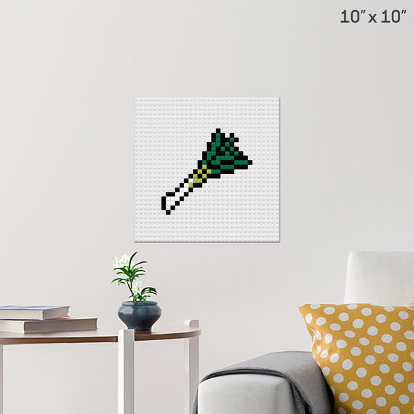 Leek Brick Poster
