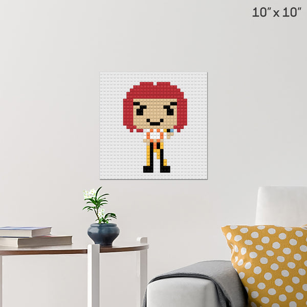 Leeloo Brick Poster