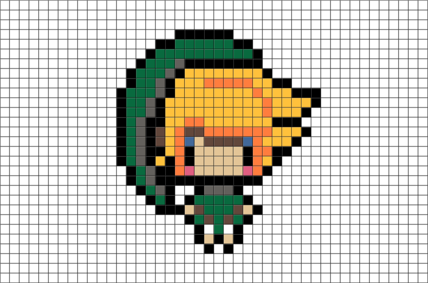 Legend of Zelda Pixel Art – BRIK