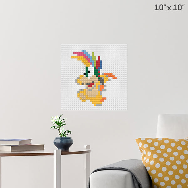 Lemmy Koopa Brick Poster