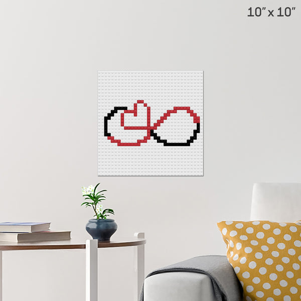 Lemniscate Brick Poster