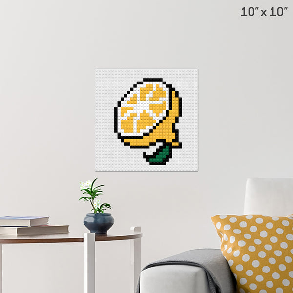 Lemon Brick Poster