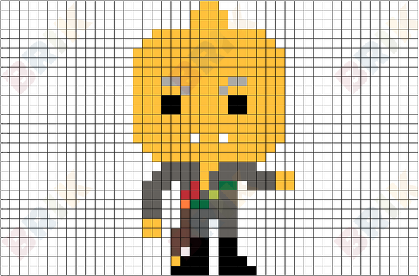 Lemongrab Pixel Art