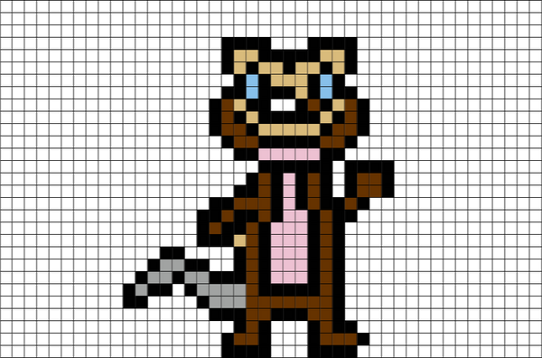 Lemur Pixel Art
